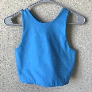 Girlfriend Collective Dylan Bra Haze Blue Size Small